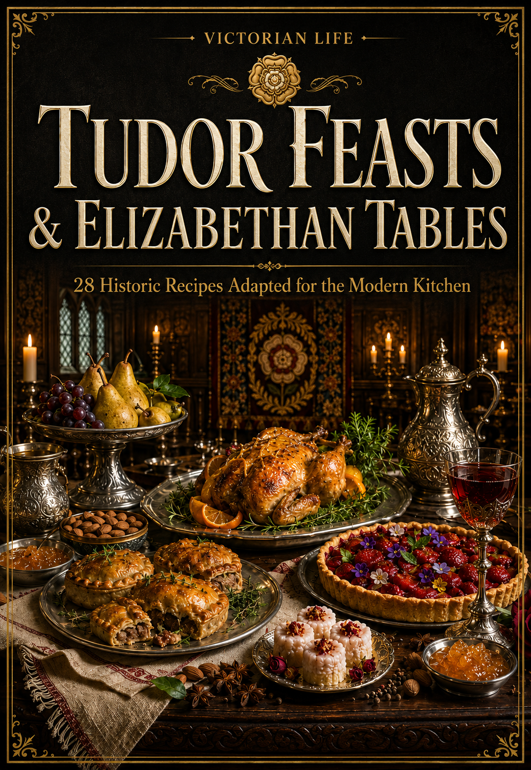 Tudor Feasts & Elizabethan Tables ebook cover